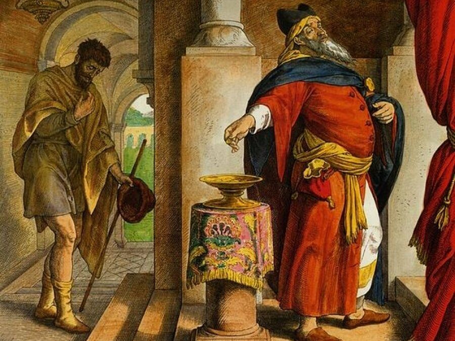 El publicano bajó a su casa justificado, y el fariseo no